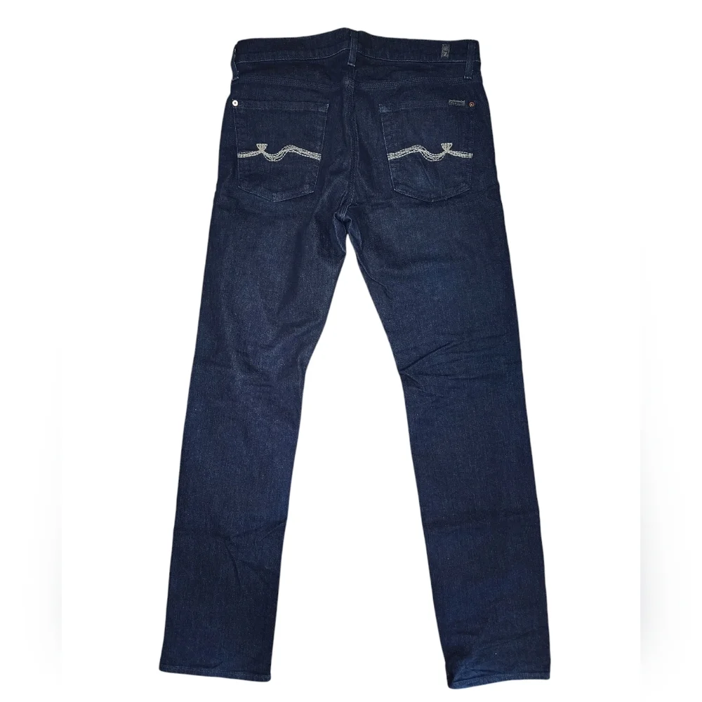 7 FOR ALL MANKIND men's slimmy jeans, size 33, darkwash